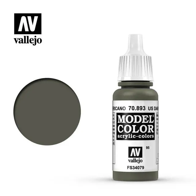 vallejo-model-color-70-893-peinture-us-dark-green-17ml image 1