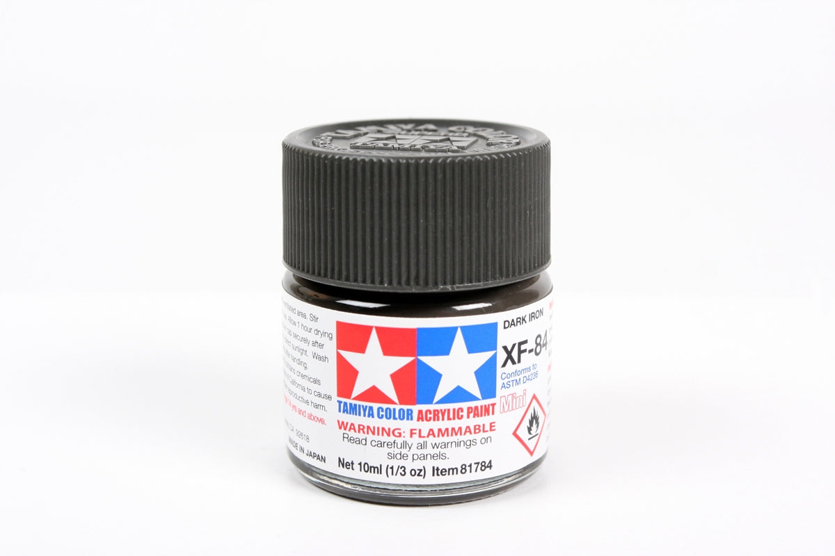 tamiya-xf84-dark-iron-acrylique-10ml-gris-fer-mat image 1