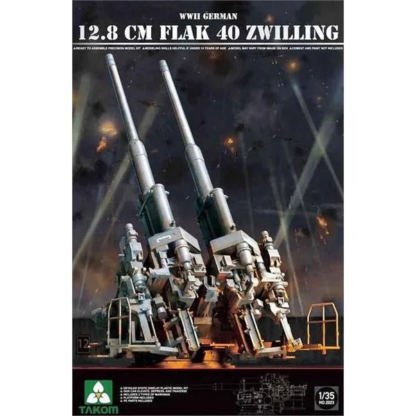 takom-2023-flak-40-zwilling-12-8-cm-maquette-canon-1-35 image 1