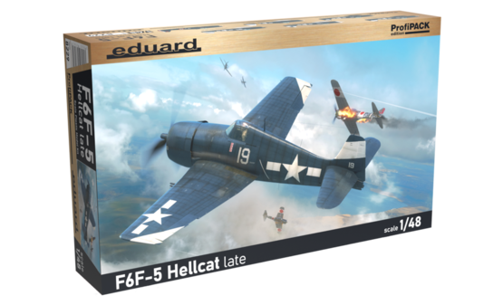 eduard-f6f-5-hellcat-late-8229-maquette-avion-1-48-profipack image 1