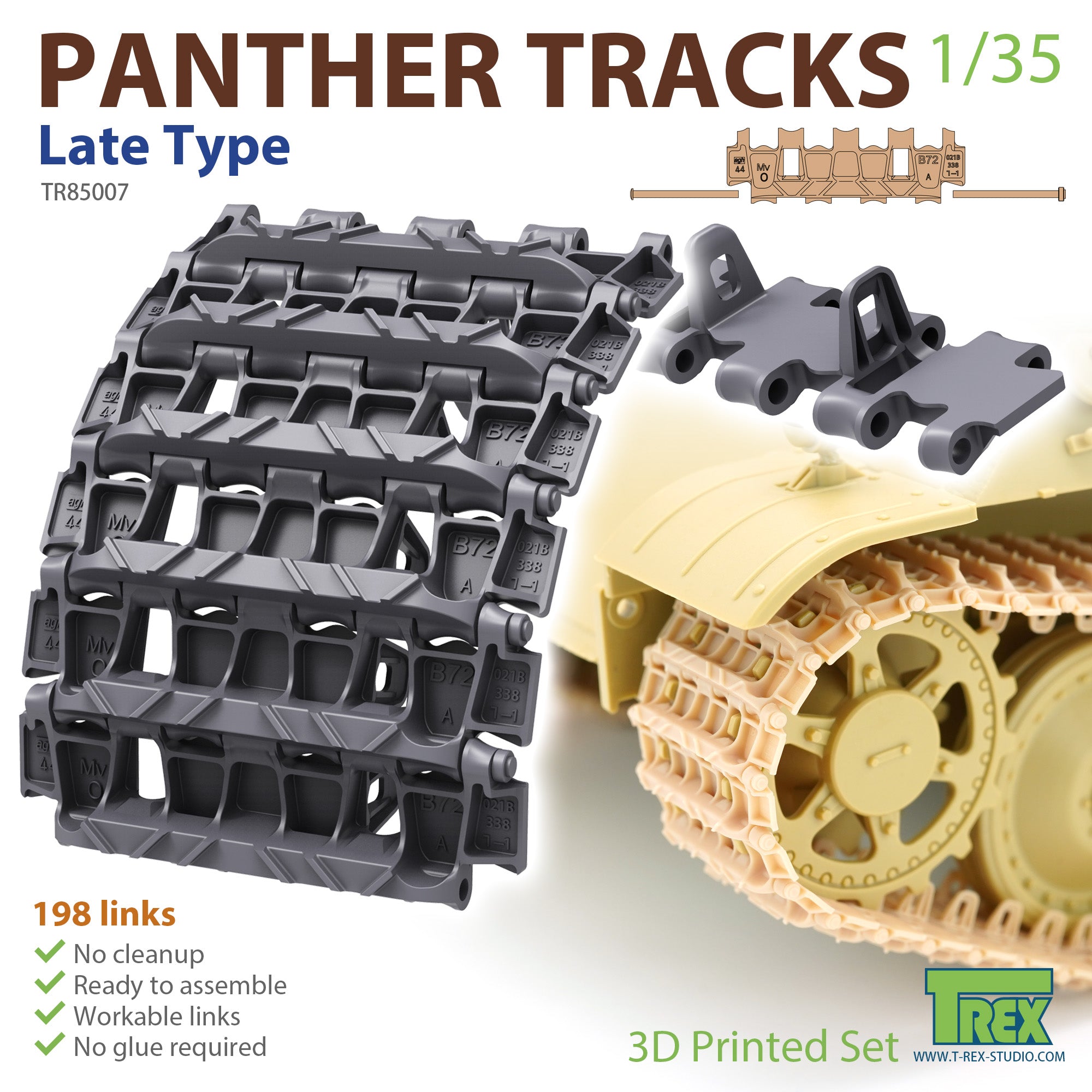 t-rex-85007-panther-tracks-late-chenilles-1-35-maillons image 1