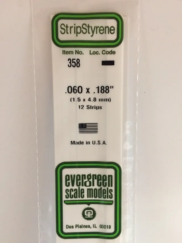 evergreen-strips-358-baguette-polystyr-ne-blanc-1-5x4-8-mm-lot-12 image 1