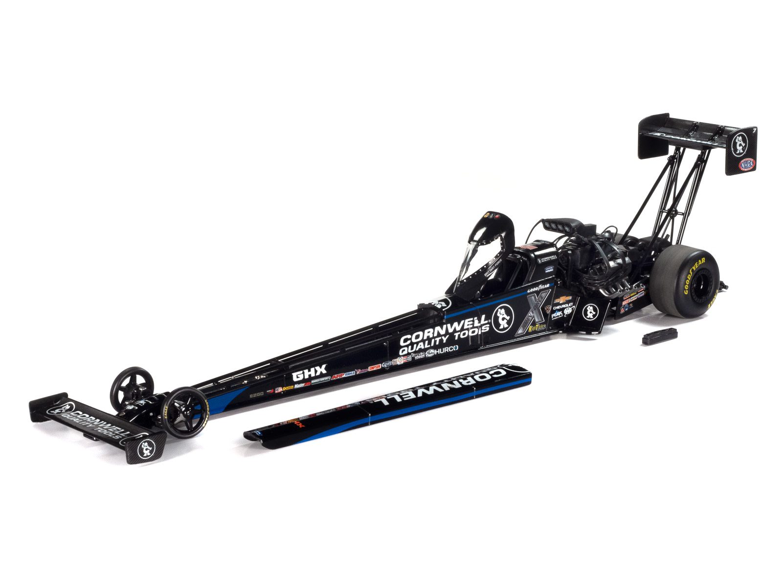 auto-world-brittany-force-dragster-miniature-1-24-cornwell-tools image 2