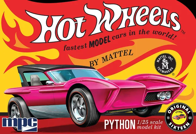 mpc-hot-wheels-python-maquette-voiture-1-25-monter image 1