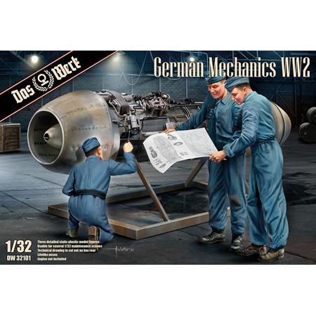 das-werk-32101-m-caniciens-allemands-ww2-maquette-figurines-1-32 image 1