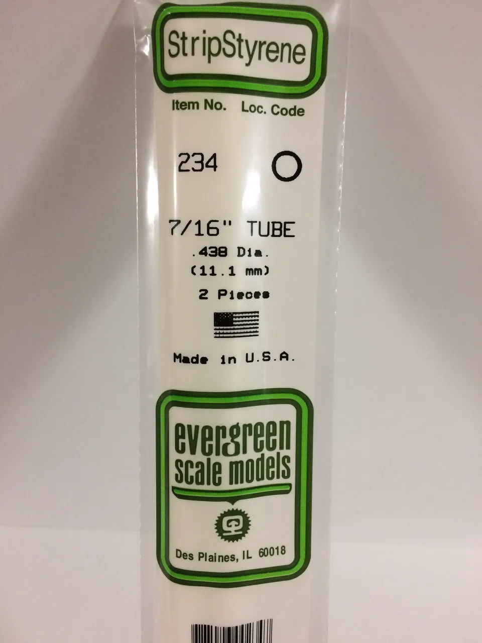 evergreen-tube-234-tube-polystyr-ne-11mm-2-pi-ces image 1