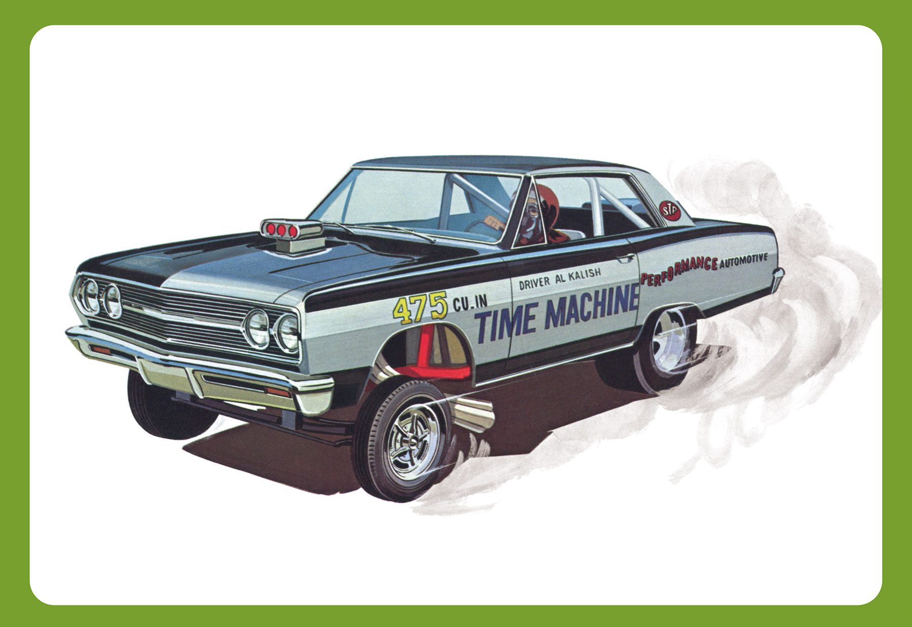amt-1965-chevy-chevelle-time-machine-1-25-maquette-dragster image 1