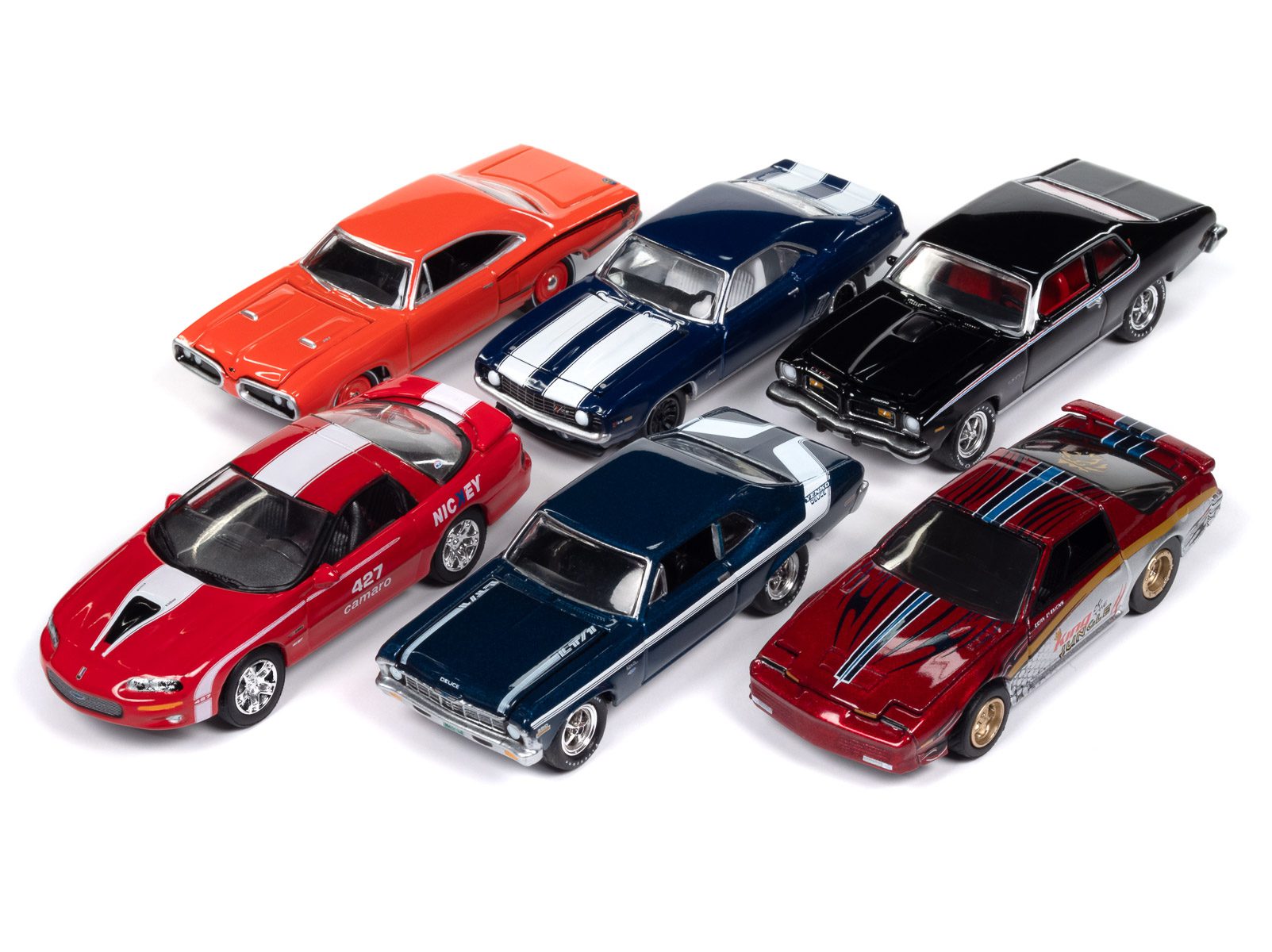 johnny-lightning-muscle-cars-usa-2025-set-a-1-64-diecast-6-voitures image 2
