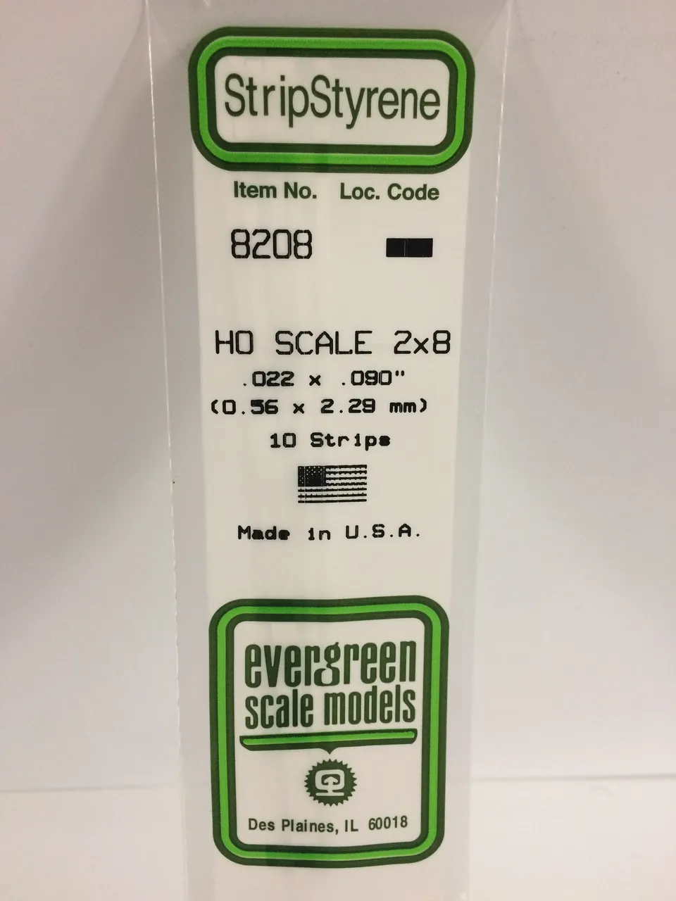 evergreen-strips-8208-profil-ho-2x8-blanc-0-6x2-3mm-10-pi-ces image 1