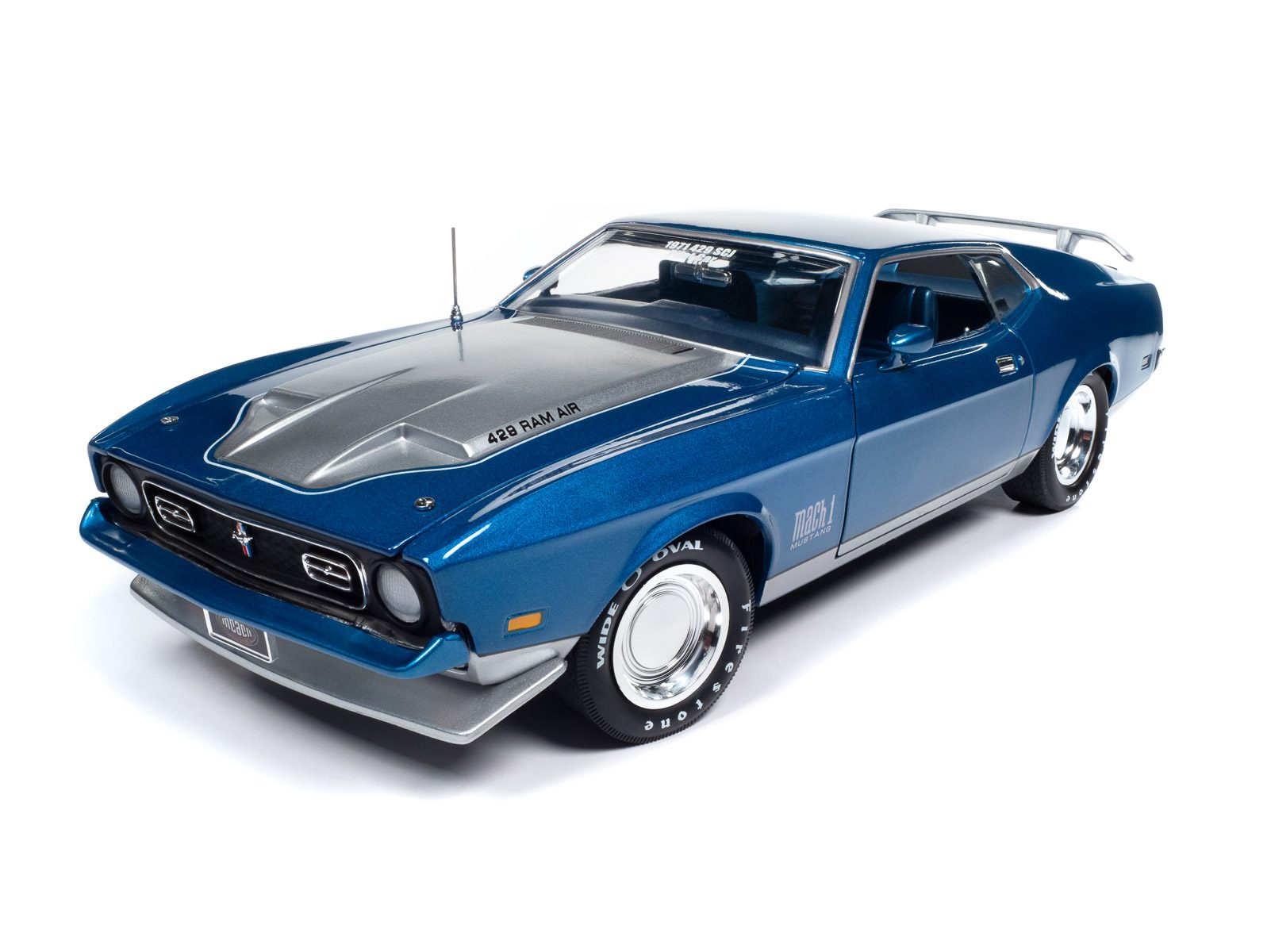american-muscle-1971-ford-mustang-mach-1-miniature-1-18-mcacn image 1