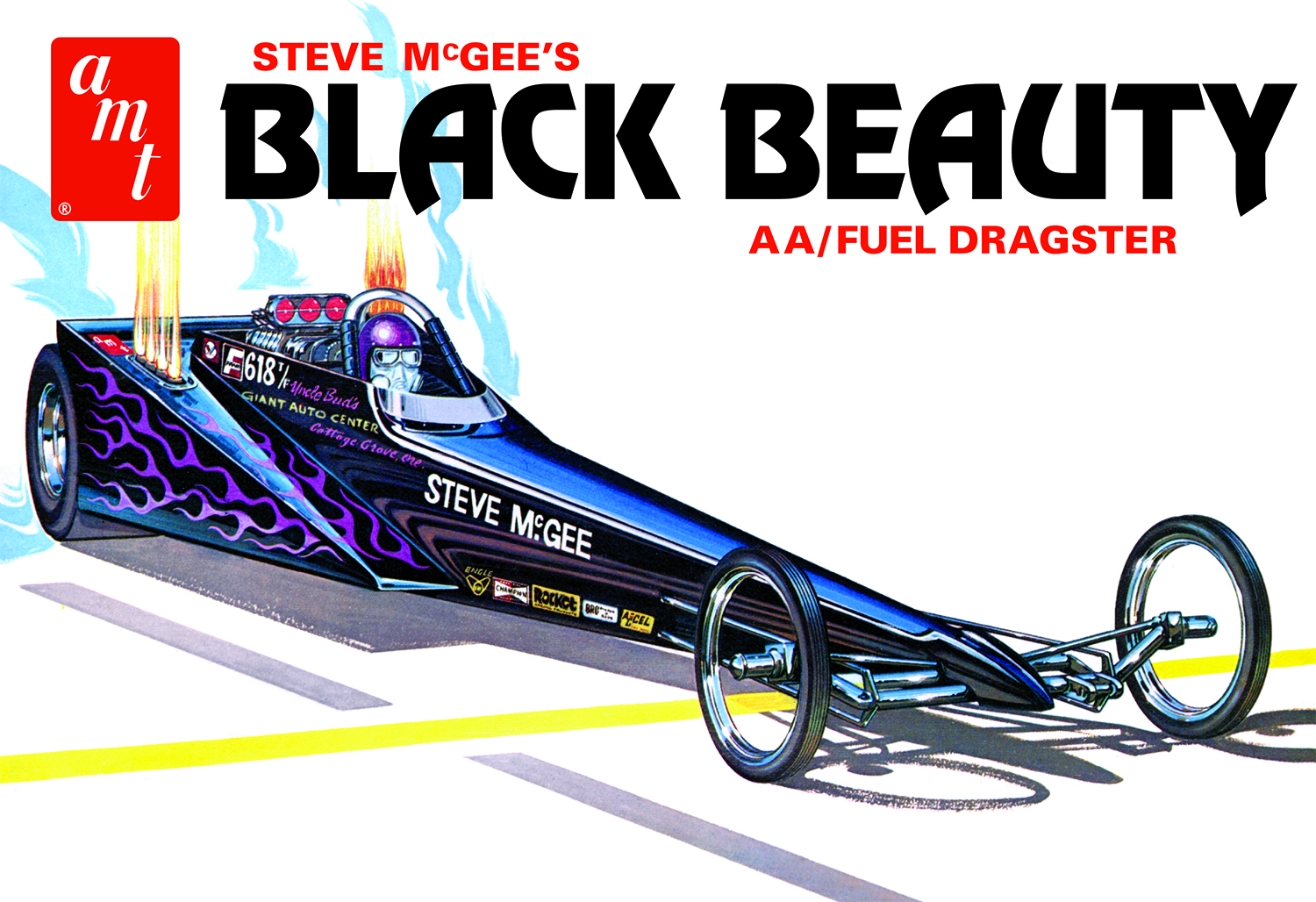 amt-black-beauty-wedge-dragster-maquette-1-25 image 1