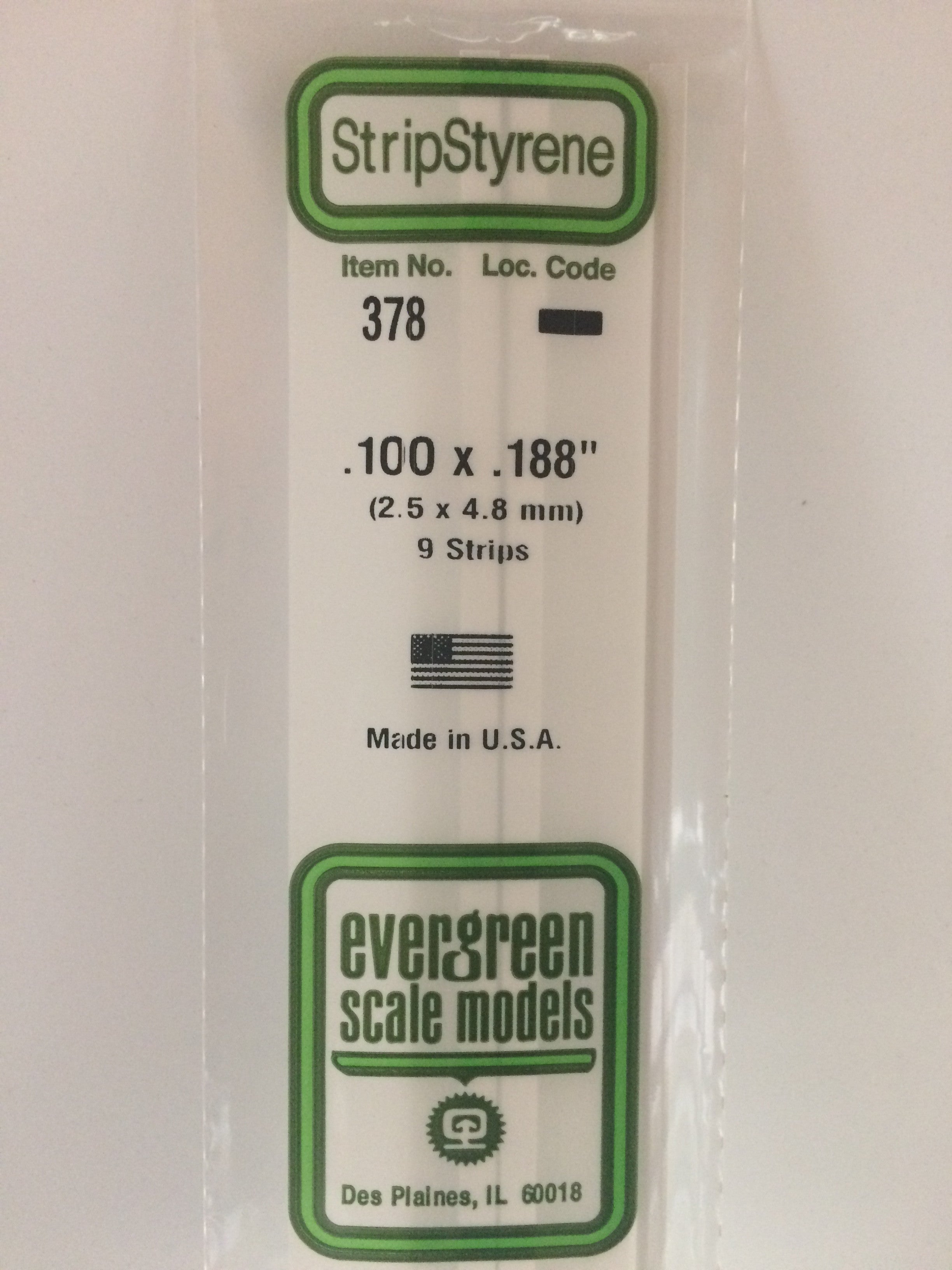 evergreen-strips-378-baguette-polystyr-ne-blanc-9-pi-ces image 1