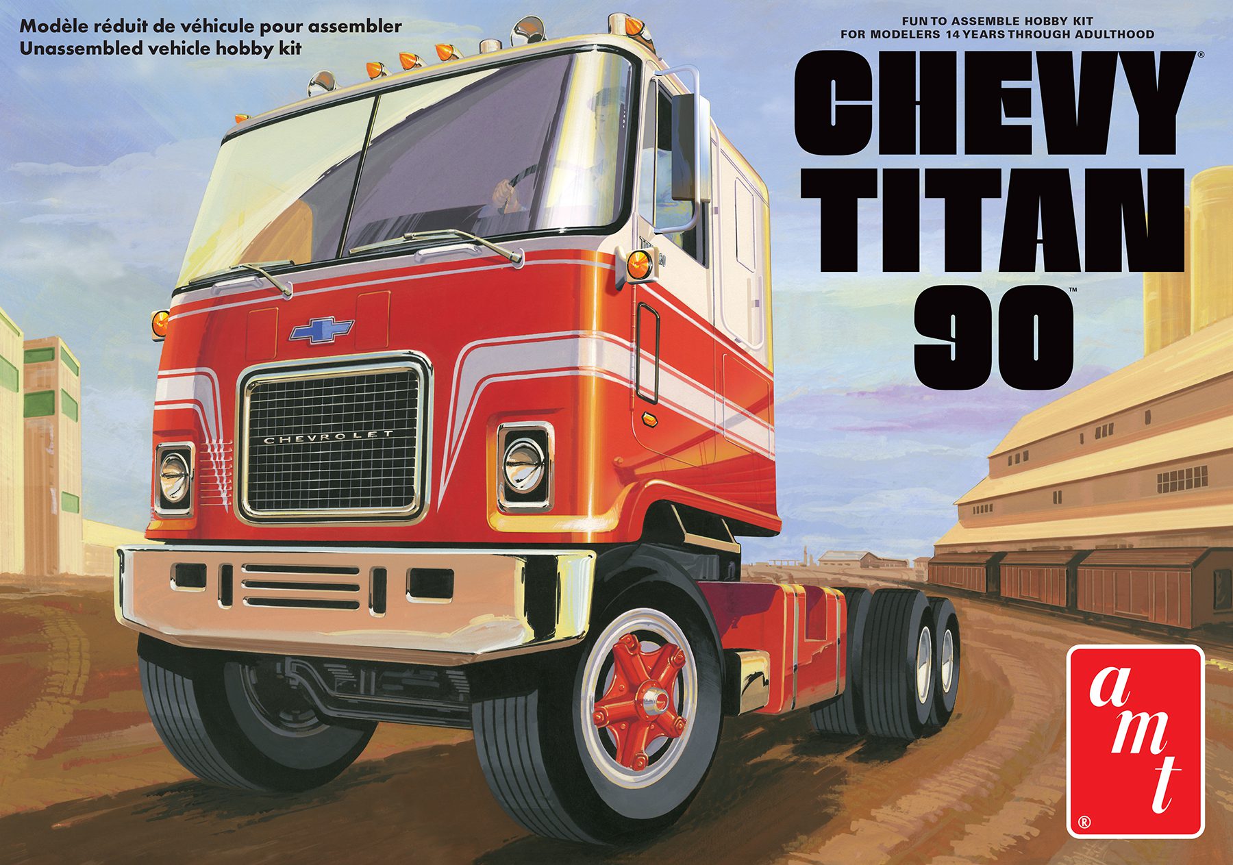amt-chevy-titan-90-maquette-camion-1-25-kit-niveau-3 image 1