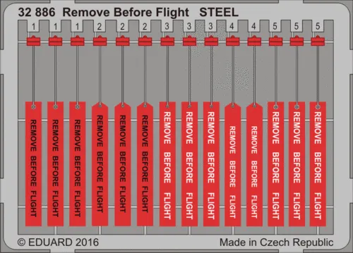 eduard-32886-remove-before-flight-steel-accessoires-avion-1-32 image 1