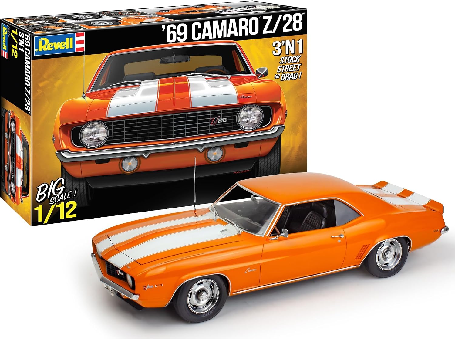revell-07727-1-12-chevrolet-camaro-z-28-1969-maquette-voiture image 1