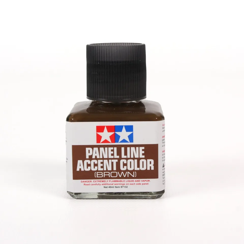 tamiya-87132-panel-line-accent-color-brown-peinture-marron-40ml image 1