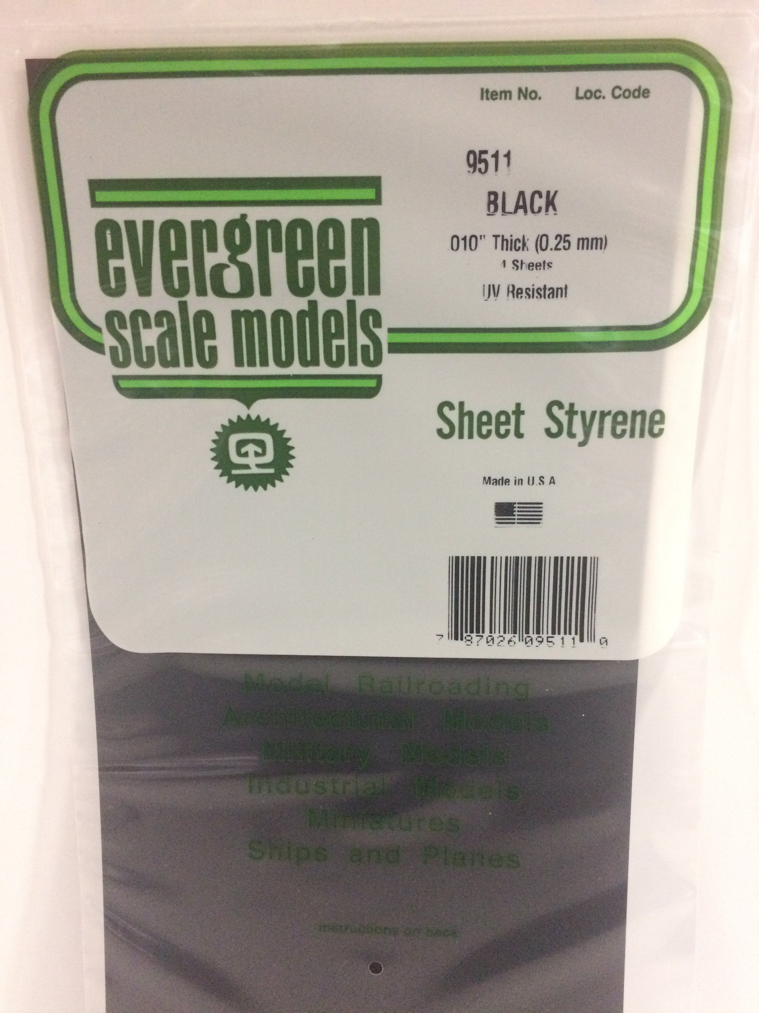 evergreen-sheets-9511-plaque-polystyr-ne-noir-0-25-mm-4-feuilles image 1