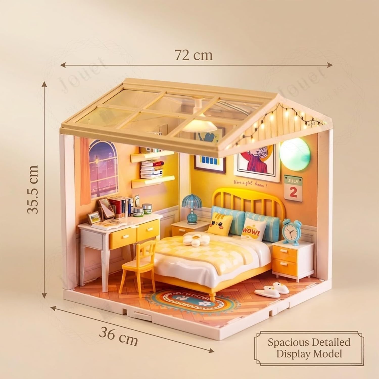 jiaerle-toys-jel-0413-mini-bedroom-maison-miniature-diy-chambre image 5
