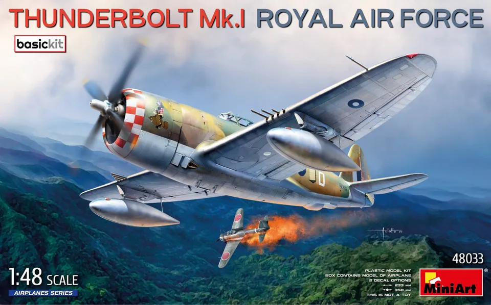 miniart-48033-thunderbolt-mk-i-maquette-avion-1-48-raf image 1
