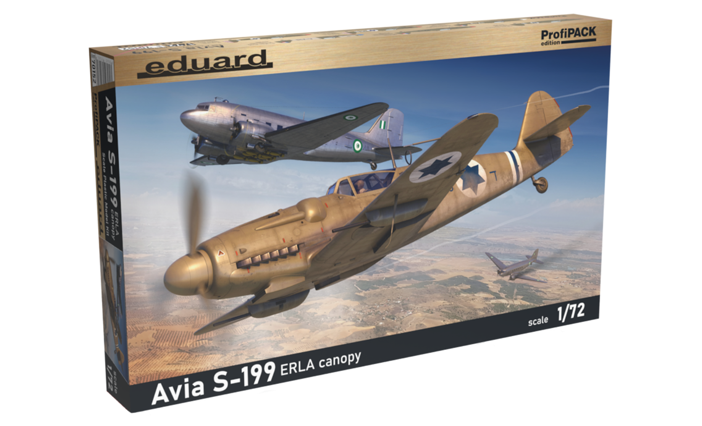eduard-70152-maquette-avia-s-199-erla-1-72-profipack image 3