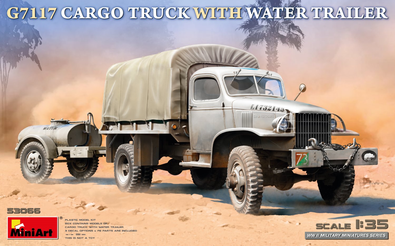 miniart-53066-g7117-camion-remorque-eau-maquette-1-35 image 1