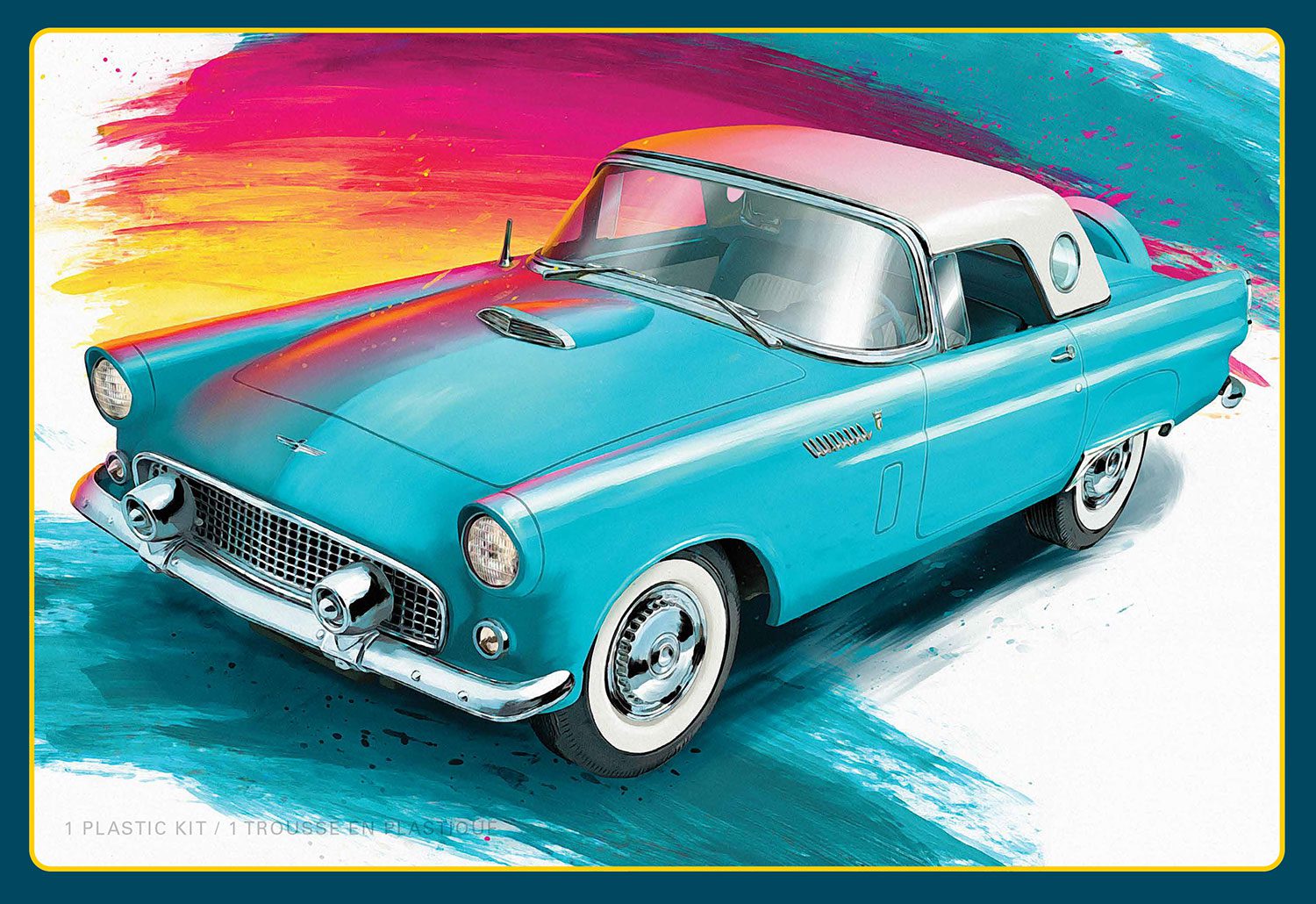 amt-ford-thunderbird-1956-maquette-voiture-1-25-hardtop image 1