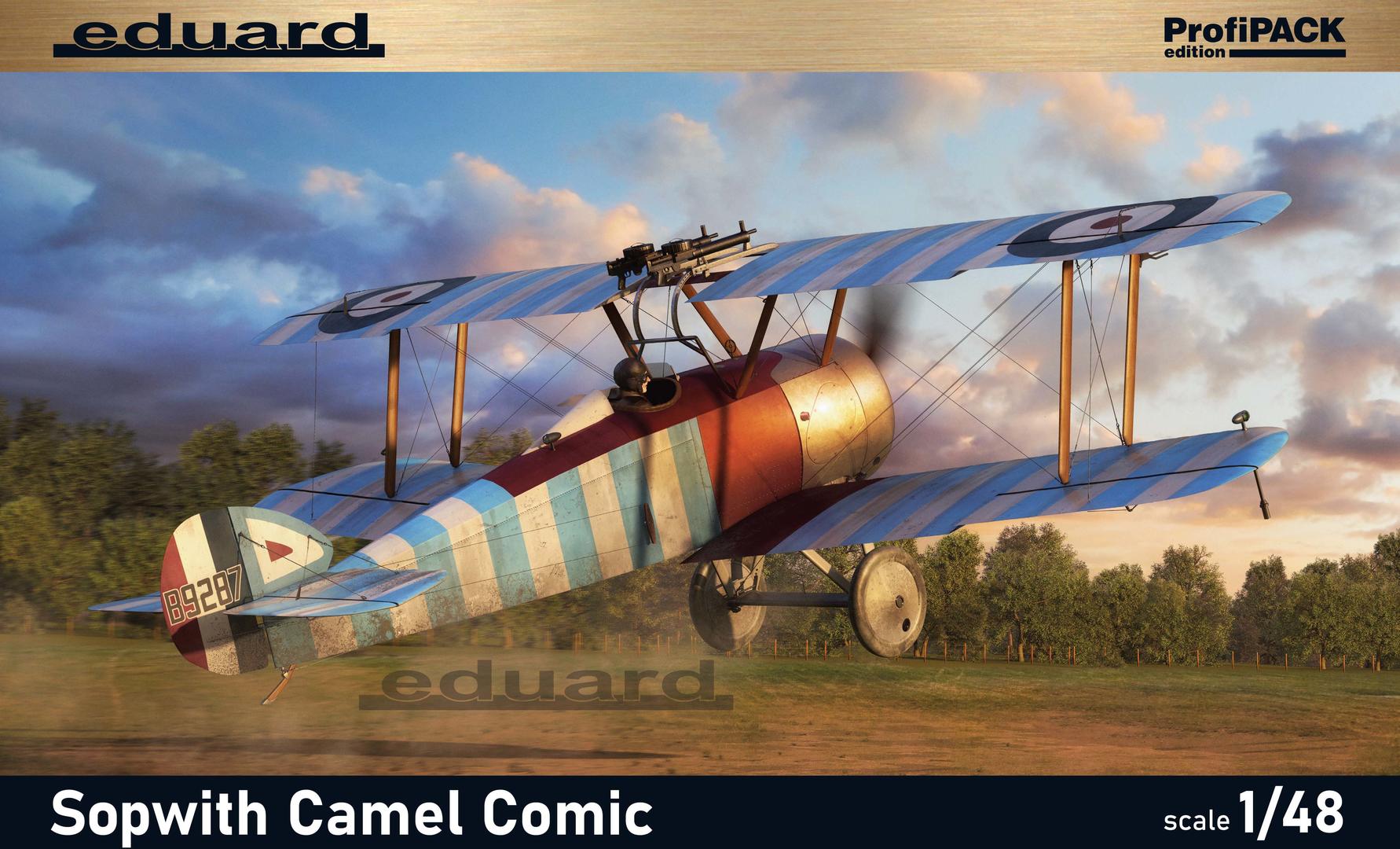 eduard-82175-sopwith-camel-comic-maquette-avion-1-48-ww1 image 1