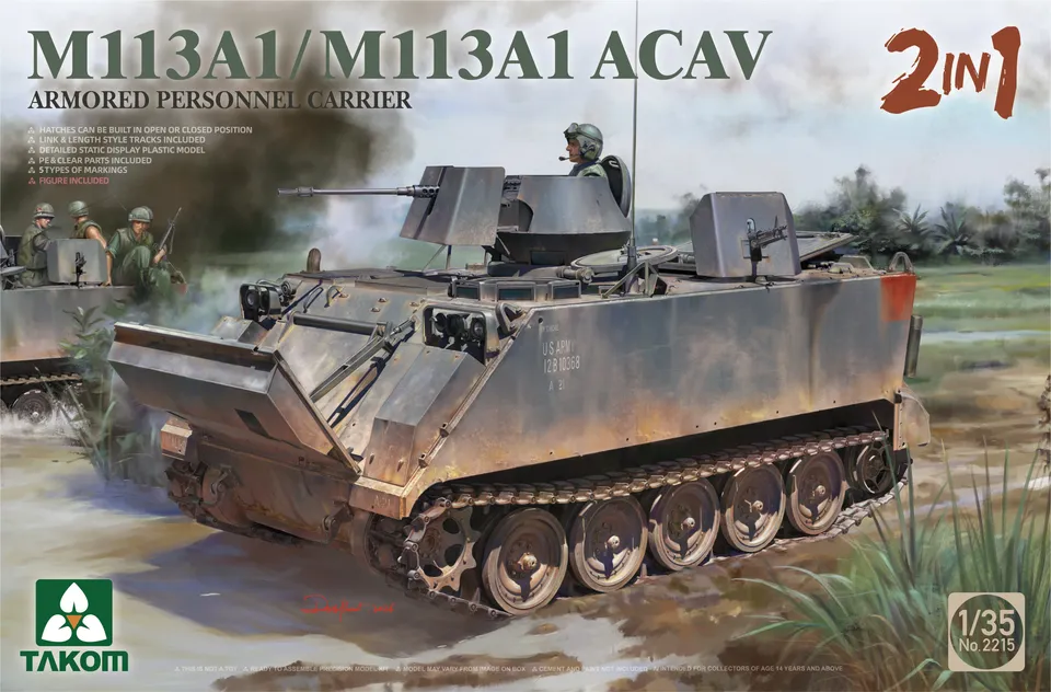 takom-2215-m113a1-acav-maquette-blind-1-35 image 1