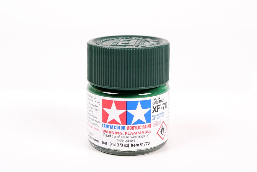 tamiya-81770-xf-70-peinture-acrylique-vert-fonc-mat-10ml image 1