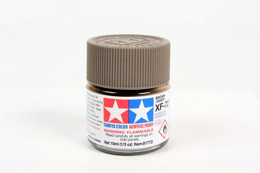 tamiya-xf72-jgsdf-brown-peinture-acrylique-mat-10-ml image 1