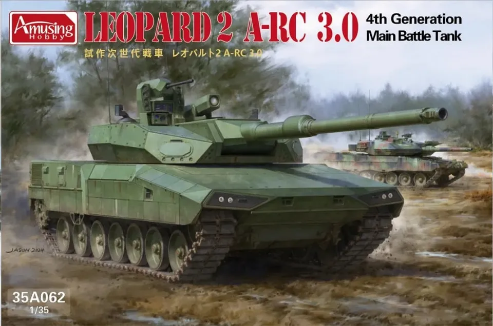 amusing-hobby-35a062-leopard-2-a-rc3-0-maquette-char-1-35-allemand image 1