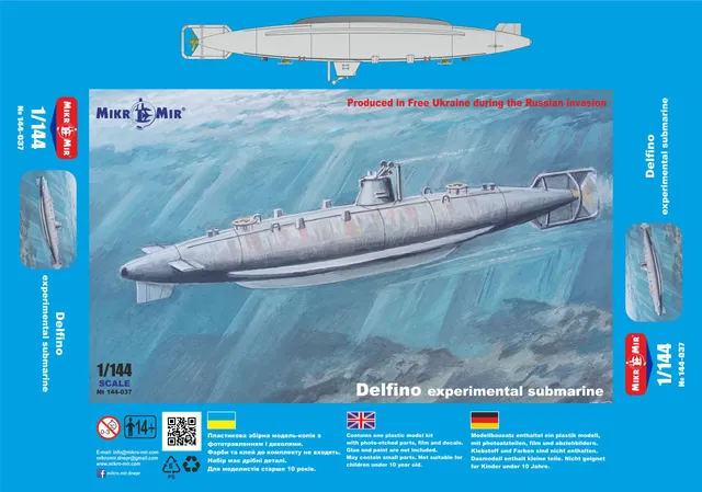 mikromir-144037-delfino-maquette-sous-marin-1-144-exp-rimental image 1