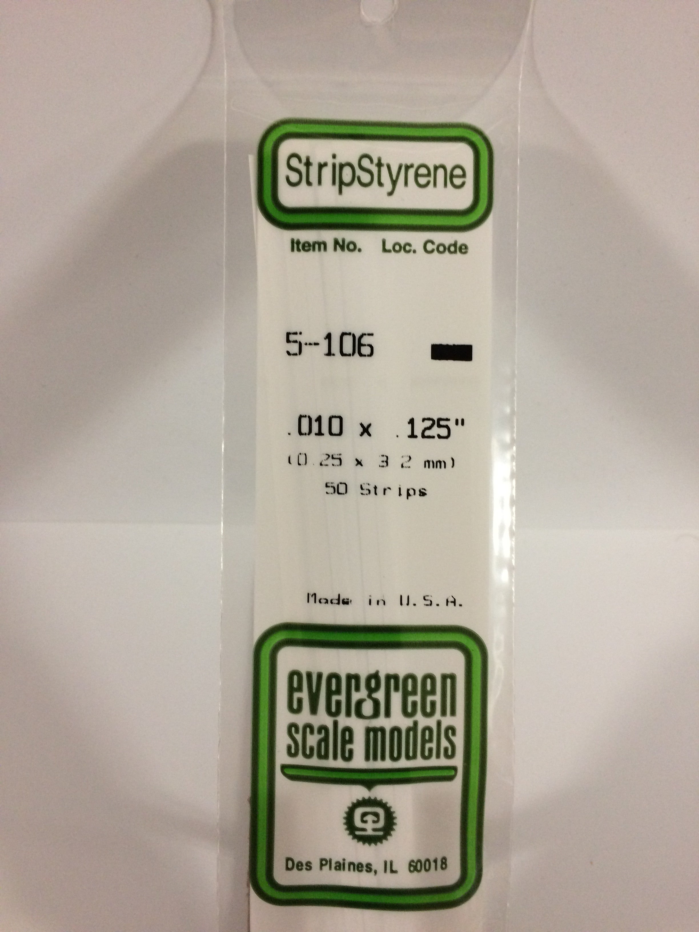 evergreen-strips-106-baguette-polystyr-ne-blanc-0-25x3-2mm-lot-10 image 2
