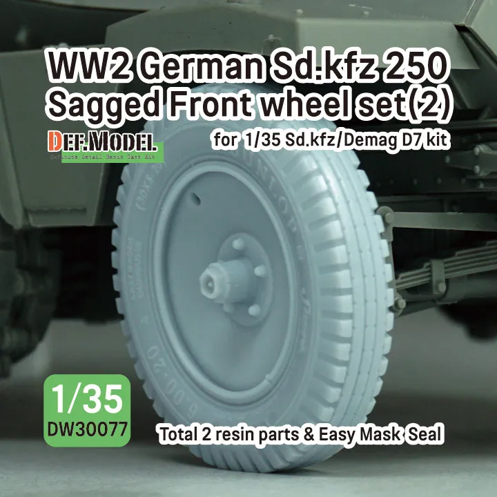 def-model-dw30077-sd-kfz-250-roues-avant-r-sine-1-35-x2 image 1