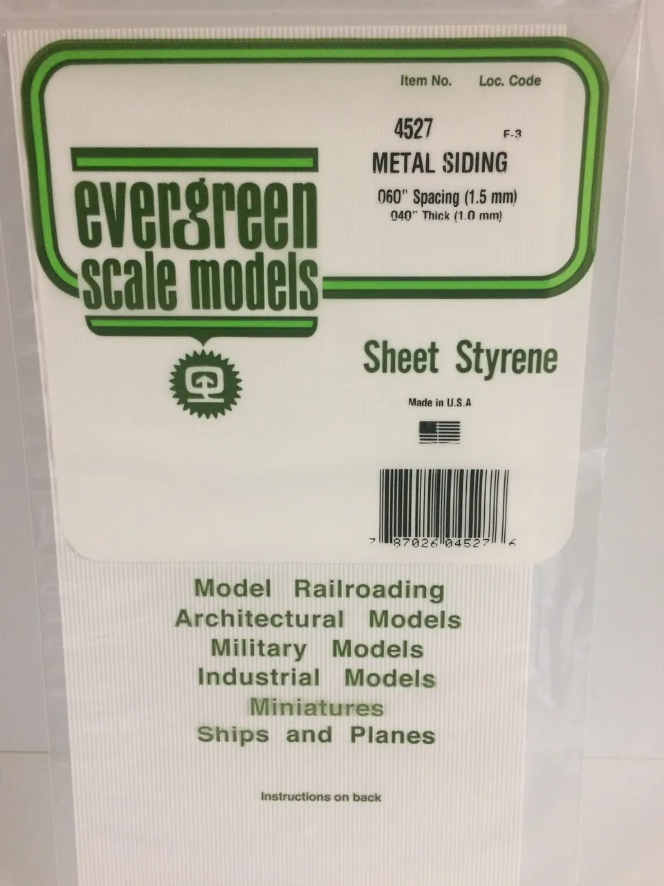 evergreen-siding-4527-plaque-t-le-ondul-e-polystyr-ne-15x30-cm image 1