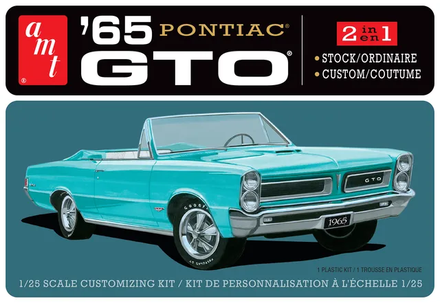 amt-pontiac-gto-1965-maquette-1-25-muscle-car image 1