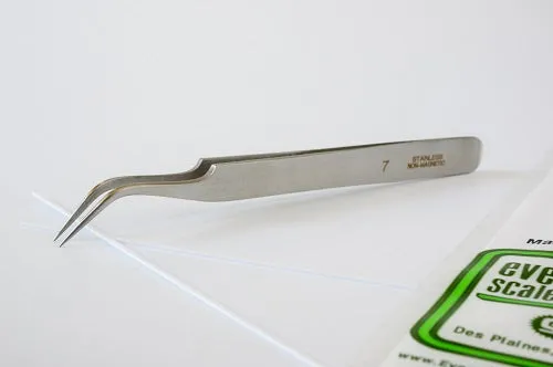 evergreen-tools-76700-pince-extra-fine-inox-courbe-115mm image 1