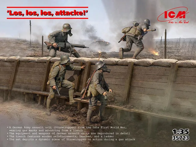 icm-35723-los-attacke-figurines-1-35-ww1-allemands image 1