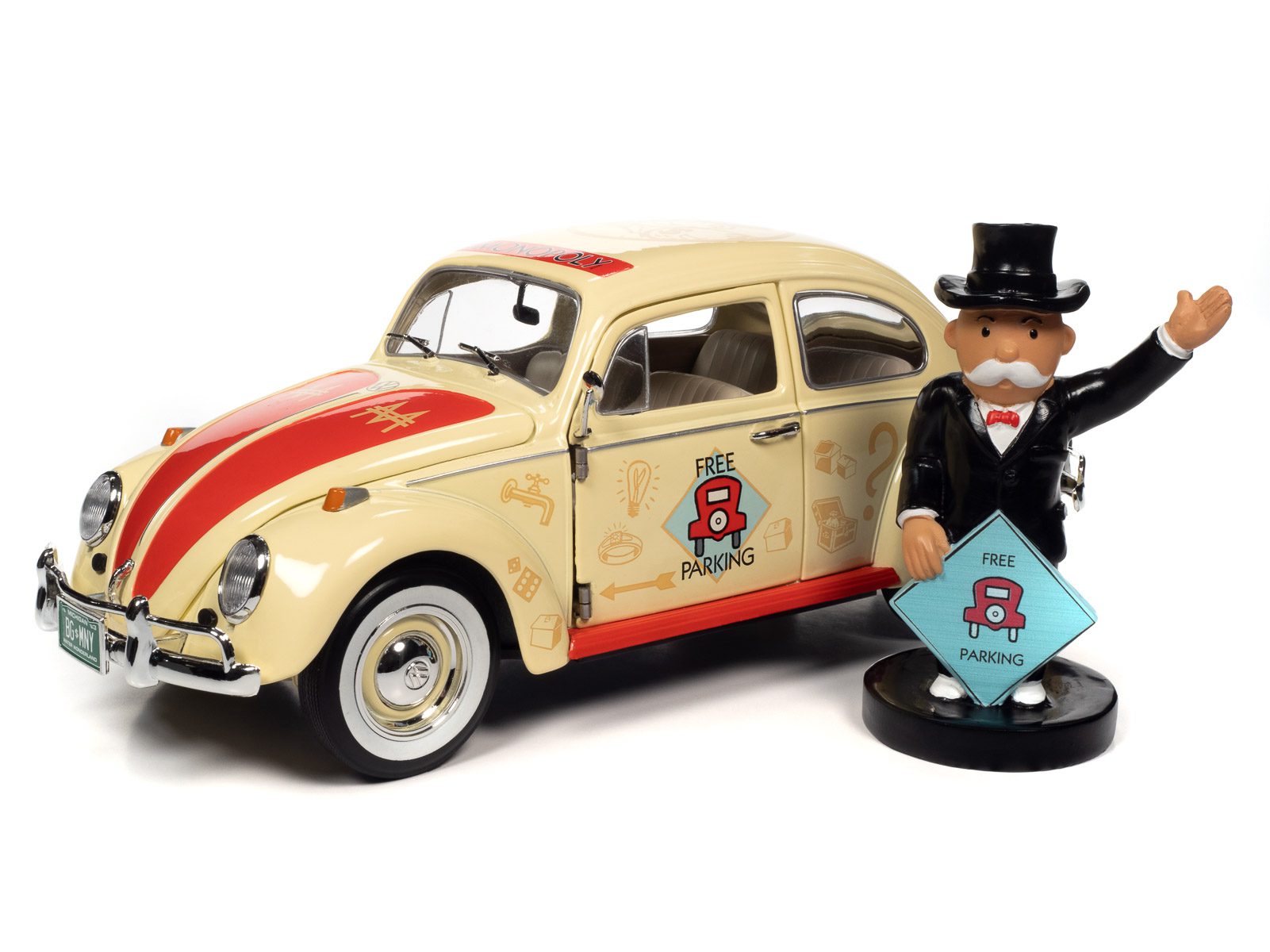 auto-world-vw-coccinelle-1963-monopoly-miniature-1-18 image 1