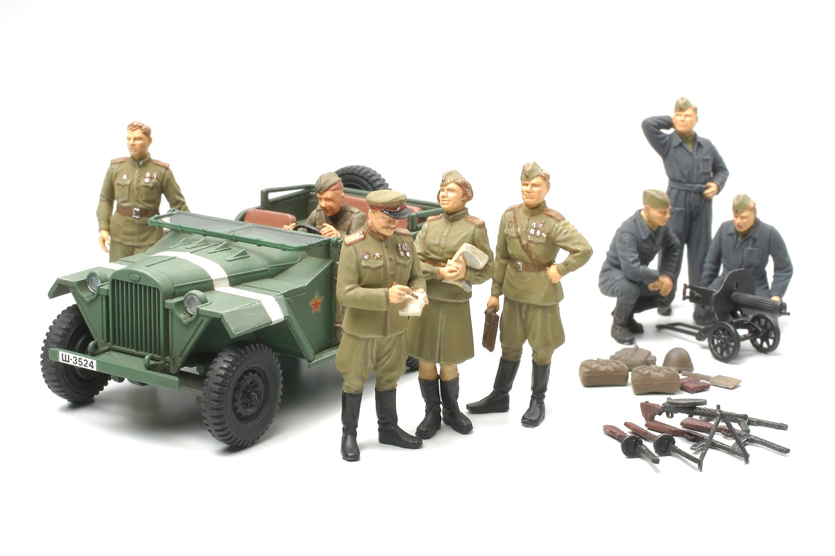 tamiya-89767-gaz-67b-officiers-russes-maquette-1-48 image 1