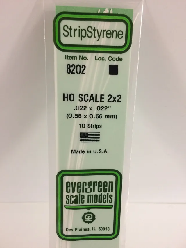 evergreen-strips-8202-baguette-carr-e-0-6-mm-ho-lot-10 image 1
