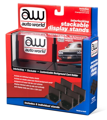 auto-world-awdc017-pr-sentoir-1-64-lot-de-6-socles-display image 2