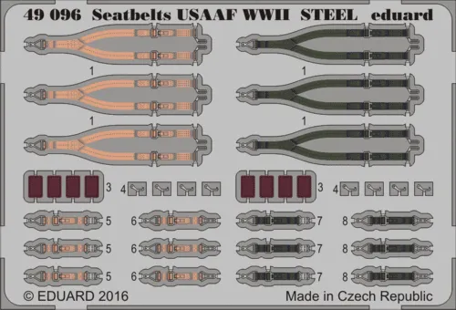 eduard-49096-ceintures-usaaf-wwii-steel-1-48 image 1