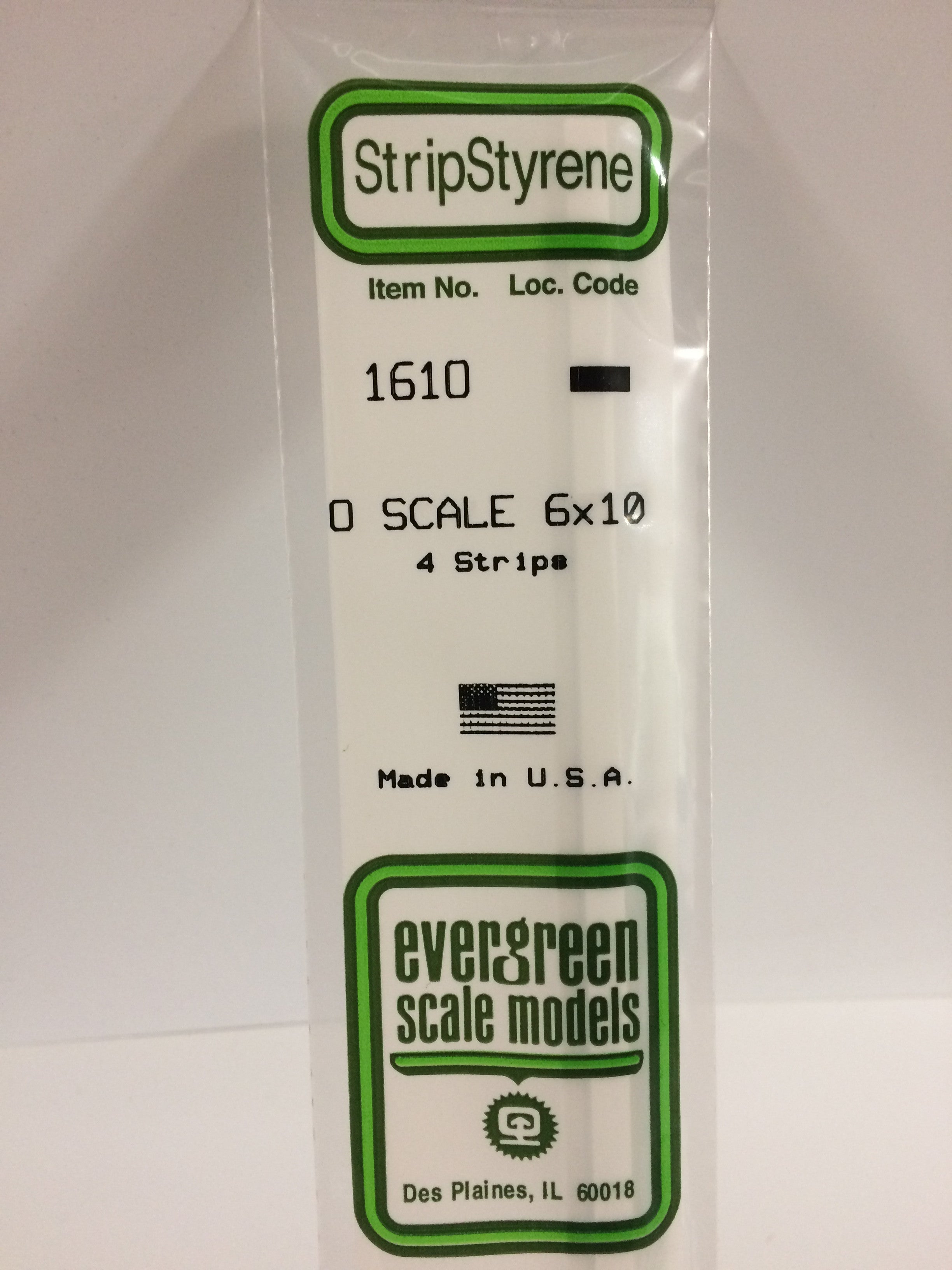 evergreen-strips-1610-baguette-plastique-3-2x5-3-mm-lot-4 image 1