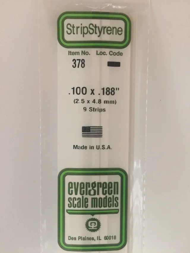 evergreen-strips-378-baguette-polystyr-ne-blanc-9-pi-ces image 1