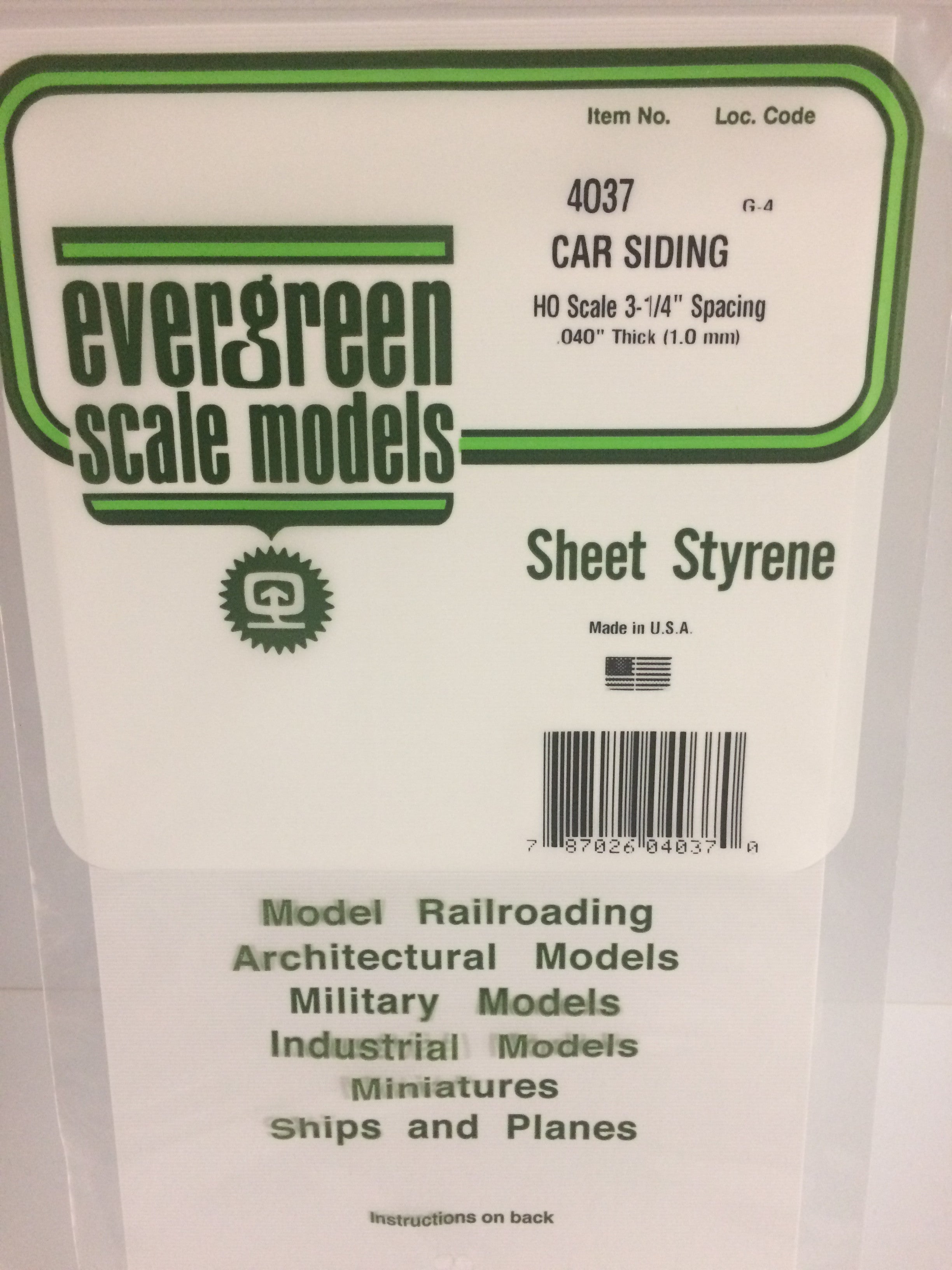 evergreen-siding-4037-plaque-wagon-ho-15x30-cm-1-feuille image 1