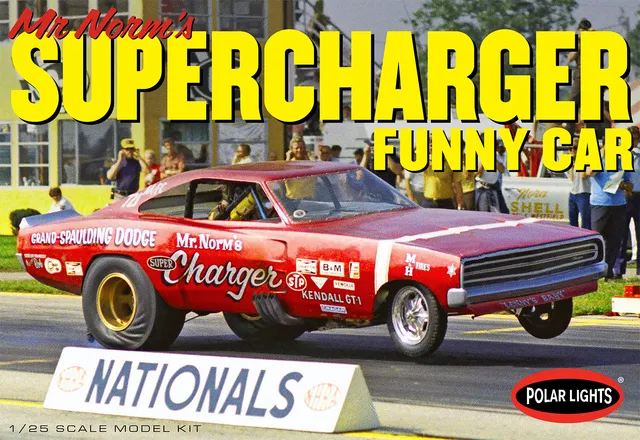 polar-lights-dodge-charger-1969-mr-norm-maquette-funny-car-1-25 image 1