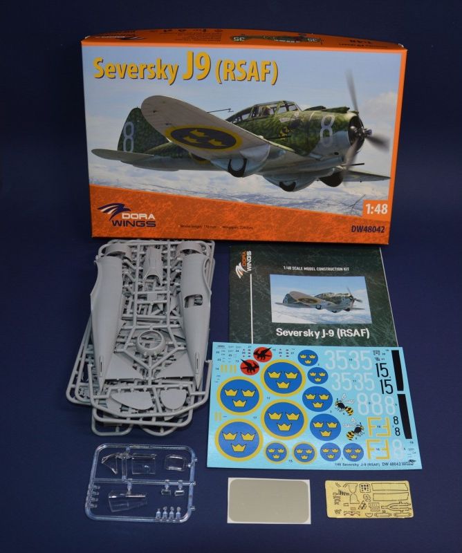 dora-wings-seversky-j9-maquette-avion-1-48-su-dois-dw48042 image 2