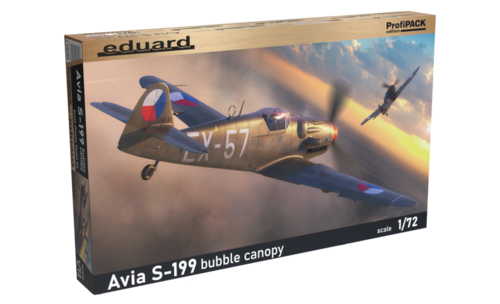 eduard-70151-avia-s-199-profipack-maquette-avion-1-72-verri-re-bulle image 1