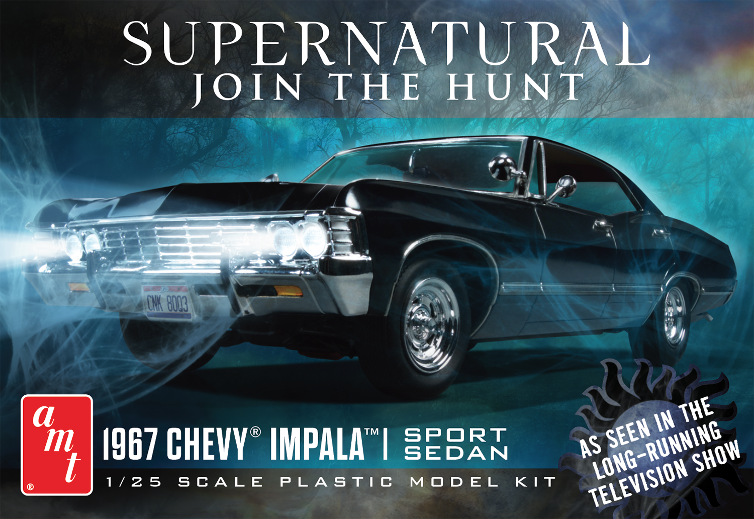amt-chevy-impala-1967-supernatural-maquette-1-25-4-portes image 1
